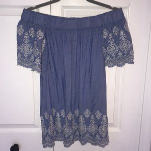 Off the shoulder blouse